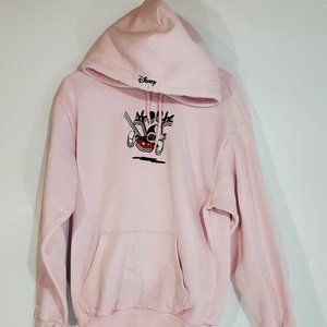 Women's Pink Disney Kangaroo Pocket Hoodie